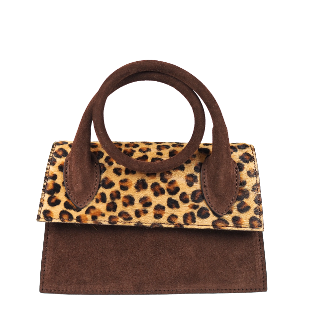 Marlon Kala Round - ruskea, leopardi mini