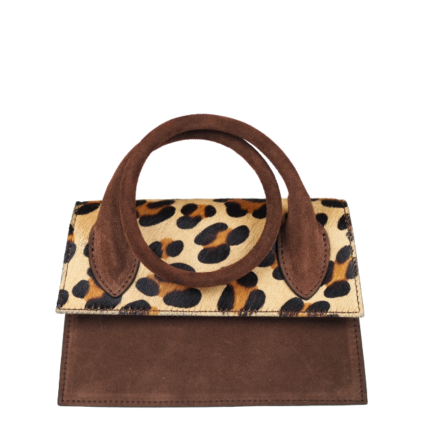 Marlon Kala Round - ruskea, leopardi maxi